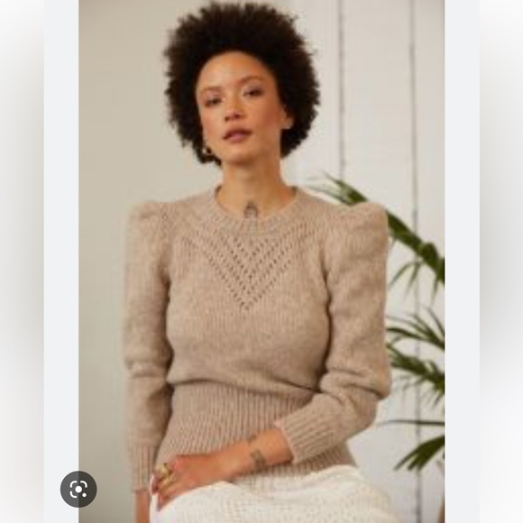 St. Roche Sissy Sweater in Blonde. Size XS. - Picture 6 of 11